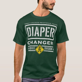 Funny Diaper Changer Duty expecting baby New T-Shirt