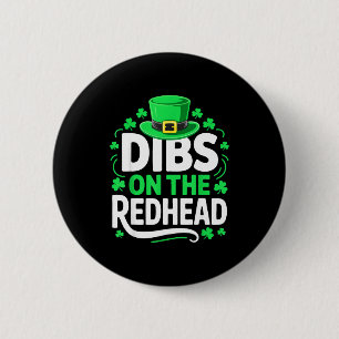Funny Dibs Redhead Funny Men Women 2 Inch Round Button