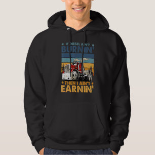 Funny Diesel Trucker Big Rig Semi Trailer Truck Dr Hoodie