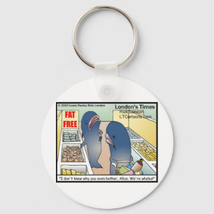 Funny Dieting Whales Tees Mugs Cards & Gifts Keychain