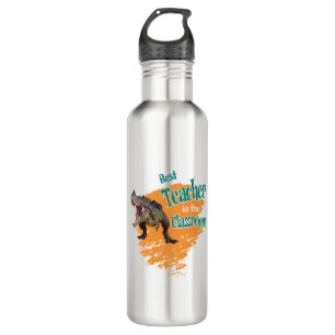 Funny Dinosaur Best Teacher in the Classroom  710 Ml Water Bottle