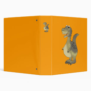 Funny dinosaur binder