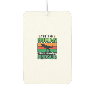 Funny Dinosaur Human Costume Halloween Air Freshener