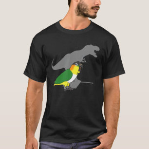 Funny Dinosaur Parrot, Birb memes, Black headed ca T-Shirt
