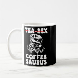 Funny Dinosaur Skeleton Costume Goth Tea-Rex Coffee Mug