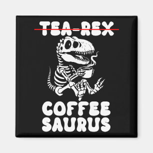 Funny Dinosaur Skeleton Costume Goth Tea-Rex Magnet