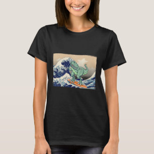 Funny Dinosaur, T Rex Surfing, Dinosaur Art, Dinos T-Shirt