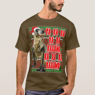 Funny Dinosaur T-rex Ugly Christmas Sweaters 