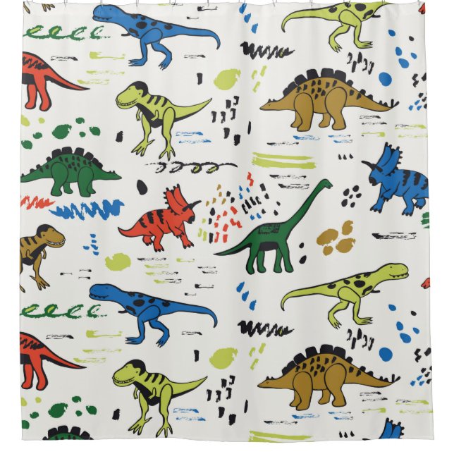funny dinosaurs graphic colour pattern (Front)