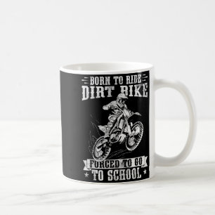 Funny Dirt Bike Art For Boys Girls Motocross Dirt  Coffee Mug