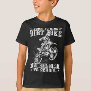 Funny Dirt Bike Art For Boys Girls Motocross Dirt  T-Shirt