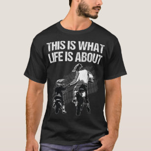 Funny Dirt Bike Art For Men Dad Boys Kids Motorcyc T-Shirt