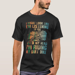 Funny Dirt Bike Art For Men Women Dirtbike Motorcy T-Shirt