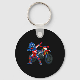 Funny Dirt Bike Art Rider Motocross Motorcycle Dir Keychain