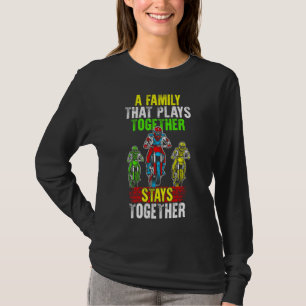 Funny Dirt Bike Motocross Family Riding Graphic T-Shirt