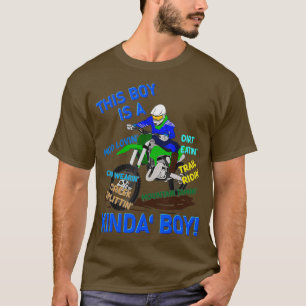 Funny Dirt Biking Saying Boy  Funny Motocross T-Shirt