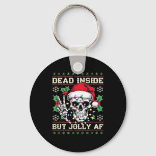Funny Dirty Christmas Ugly Sweater Keychain