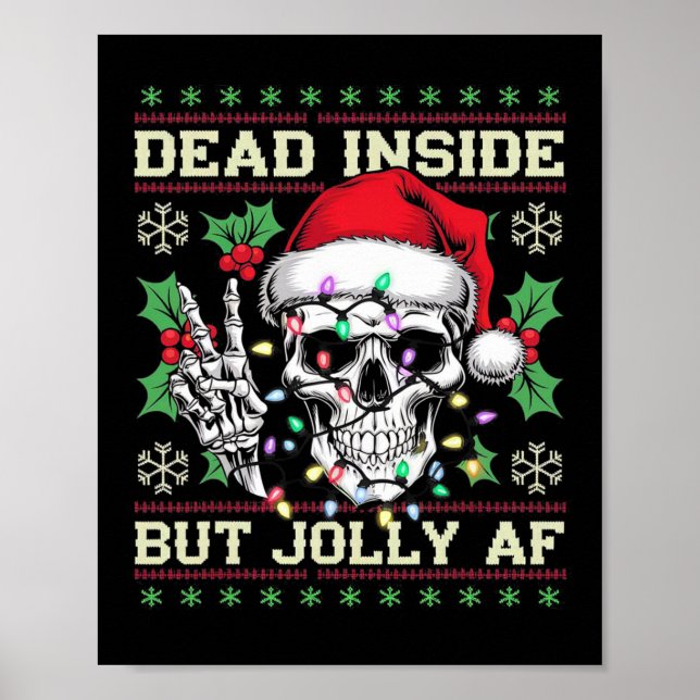 Funny Dirty Christmas Ugly Sweater  Poster (Front)