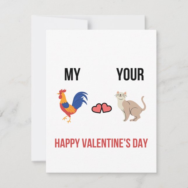 Funny Dirty Naughty Valentines Carte pour elle (Devant)