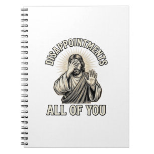 Funny Disappointments All of You Vintage Engraving Notebook
