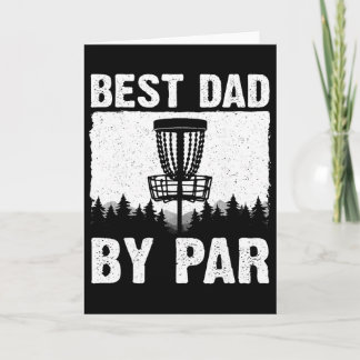 Funny Disc Golf Art For Men Dad Disc Golf Player D Card