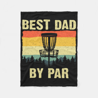 Funny Disc Golf Art For Men Dad Disc Golf Player D Fleece Blanket