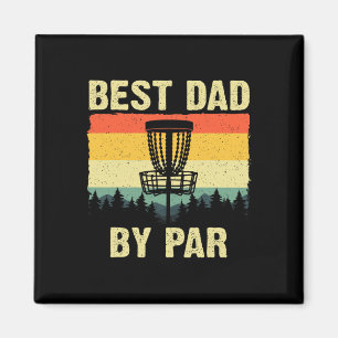 Funny Disc Golf Art For Men Dad Disc Golf Player D Magnet