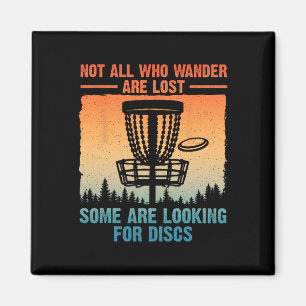 Funny Disc Golf Art For Men Women Disc Golfer Play Magnet