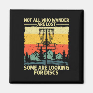 Funny Disc Golf Art For Men Women Disc Golfer Play Magnet