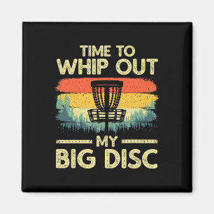 Funny Disc Golf Art For Men Women Flying Disc Spor Magnet