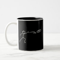 Funny Disc Golf Art Stickman Disc Golf Lover