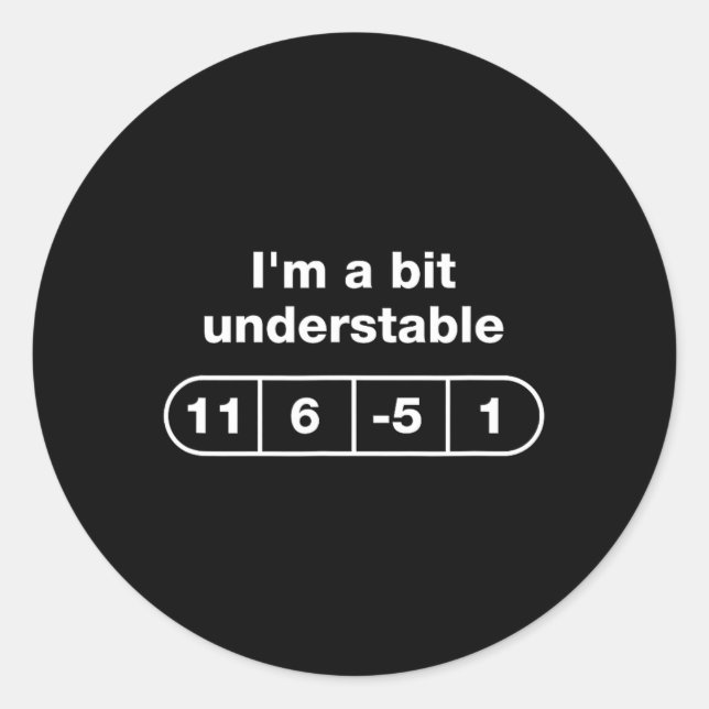 Funny Disc Golf Dad Quote Disc Golf Understable Nu Classic Round Sticker (Front)