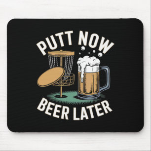 Funny Disc Golf Design For Men Women Disc Golf Bee Mouse Pad