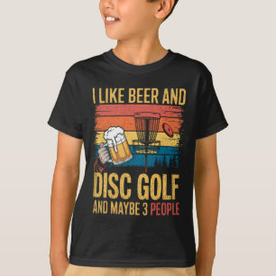 Funny Disc Golf Design For Men Women Disc Golf Pla T-Shirt