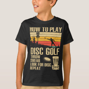 Funny Disc Golf Design For Men Women Disc Golf Pla T-Shirt