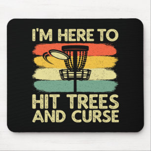 Funny Disc Golf Design For Men Women Kids Disc Gol Mouse Pad