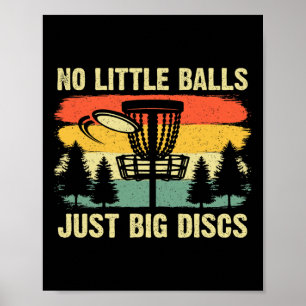 Funny Disc Golf Design For Men Women Kids Disc Gol Poster