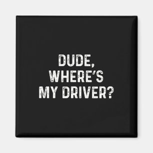 Funny Disc Golf Driver Magnet