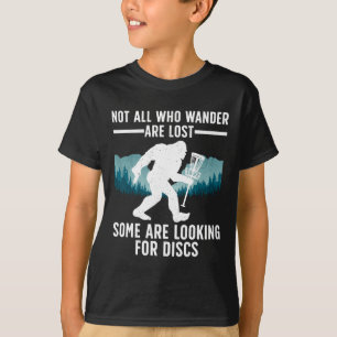 Funny Disc Golf For Men Women Bigfoot Basket Golf T-Shirt