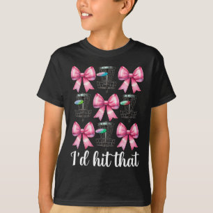Funny Disc Golf Girl Mom Mother's Day Discgolf I'd T-Shirt