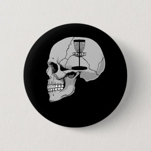 Funny Disc Golf In My Mind 2 Inch Round Button