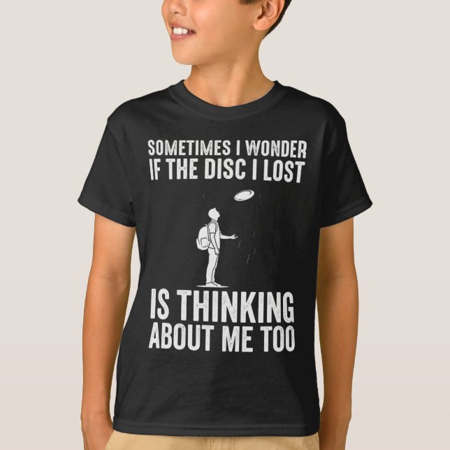 Funny Disc Golf Lost Disc  T-Shirt (Front)