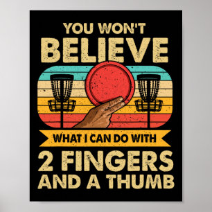 Funny Disc Golf Meme Poster