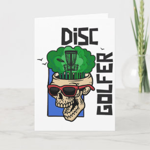 Funny Disc Golf On The Brain - Disc Golf Card