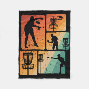 Funny Disc Golf Player Cool Flying Disc Sports Ent Fleece Blanket