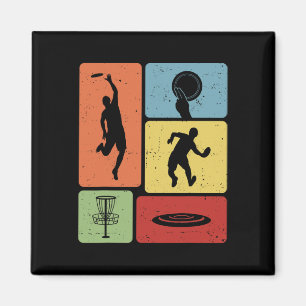 Funny Disc Golf Player Cool Flying Disc Sports Ent Magnet