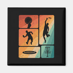 Funny Disc Golf Player Cool Flying Disc Sports Ent Magnet