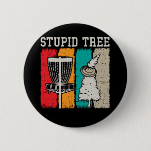 Funny Disc Golf Player Sport Frisbee Disc Golfing 2 Inch Round Button