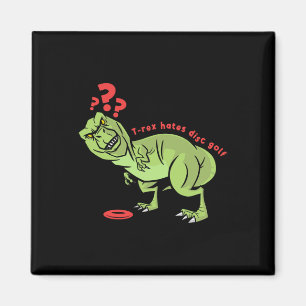 Funny Disc Golf T Rex Kids Magnet