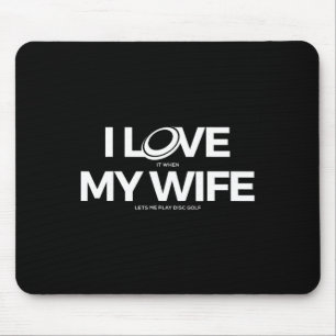 Funny Disc Golf T Shirt - Men  Mouse Pad